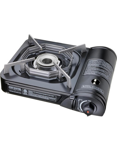 Estufa de Camping Chef Master 90027 Butano 7,650 BTU Portátil