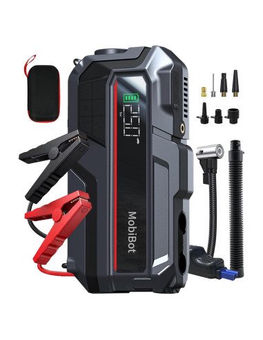 Arrancador MobiBot Smart Box14 2000A con Compresor y Luz LED