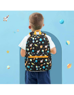 Mochila Escolar CAMTOP Niños Preescolar 39x11x26cm Cohete 2