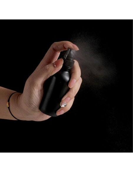 Botellas de Spray de Vidrio Negro Esmerilado 2 oz - 24 Paquetes Botellas de Spray de Vidrio Negro Esmerilado 2 oz - 24 Paquetes