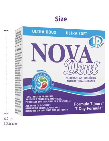 Limpiador de Dentaduras Novadent 52 Sobres Eficaz y Seguro
