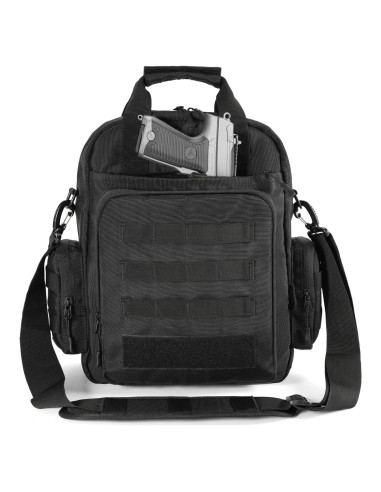 Bolsa Molle Táctica LarKoo con Funda para Pistola 37x13 cm