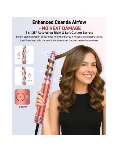 Cepillo Secador de Cabello 5 en 1 HITTIONA Iónico 1.43kg