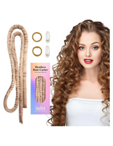 Banda de Rizado Sin Calor Lanzhire - Rizos para Cabello Largo y Corto