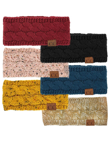 Diadema de Invierno Suave para Mujeres Alayna - Negro