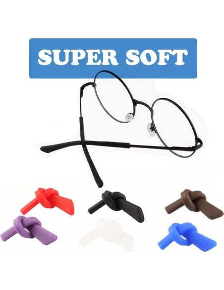 Puntas de Silicona Antideslizantes OPUGIT para Gafas - 8 Pares Puntas de Silicona Antideslizantes OPUGIT para Gafas - 8 Pares