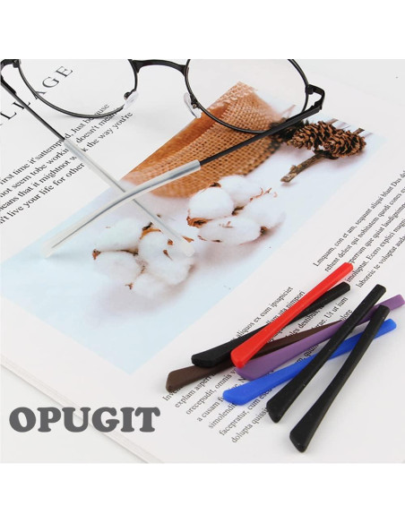 Puntas de Silicona Antideslizantes OPUGIT para Gafas - 8 Pares Puntas de Silicona Antideslizantes OPUGIT para Gafas - 8 Pares