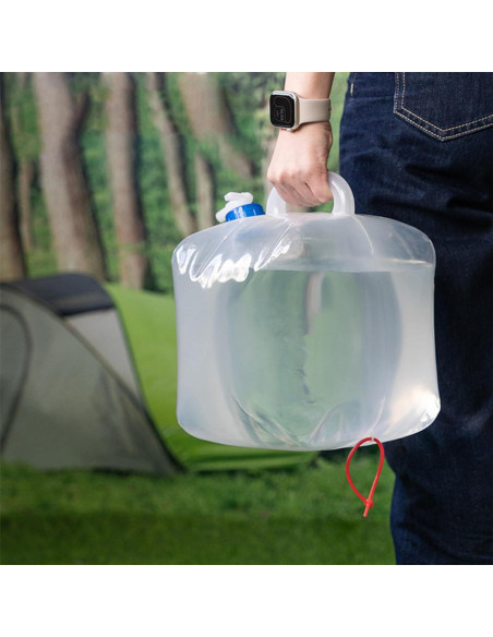 Paquete de 2 Jarras de Agua Colapsables Nexboraque 20L Paquete de 2 Jarras de Agua Colapsables Nexboraque 20L