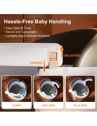 Asiento de Baño Antideslizante ONTHEWEI Azul 6-24 Meses