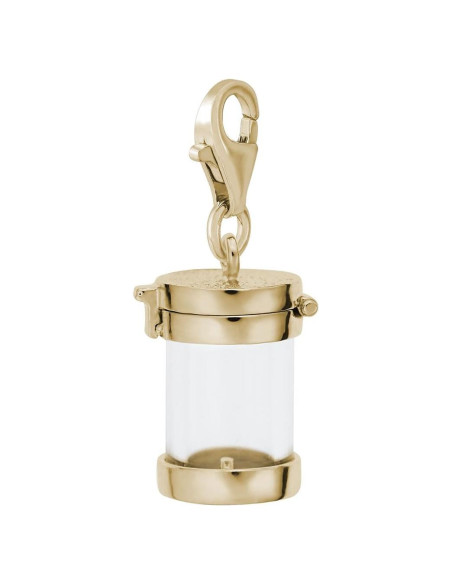 Encanto de Cápsula Rembrandt en Plata de Oro Amarillo 15.32mm Encanto de Cápsula Rembrandt en Plata de Oro Amarillo 15.32mm