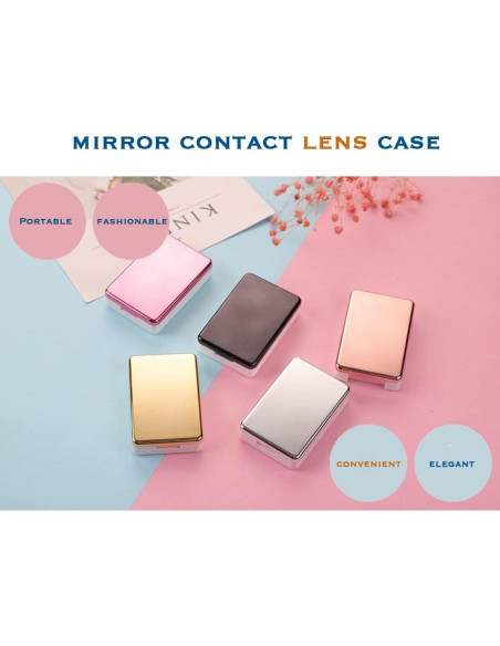 Estuche para Lentes de Contacto VORDRASSIL con Limpiador Manual Estuche para Lentes de Contacto VORDRASSIL con Limpiador Manual