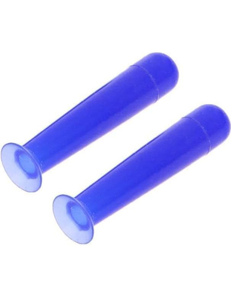 Set de 2 Copas de Succión de Silicona Azul para Lentes de Contacto Set de 2 Copas de Succión de Silicona Azul para Lentes de Contacto