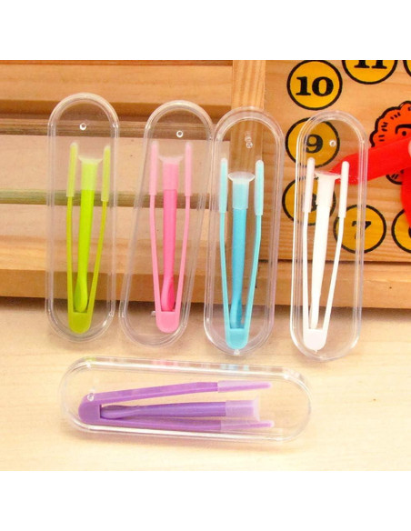 Kit de 6 Pinzas Portátiles para Lentes de Contacto ccHuDE Kit de 6 Pinzas Portátiles para Lentes de Contacto ccHuDE