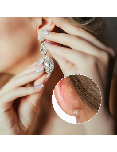 Discos Transparentes de Silicona Styquenzer para Piercing 30Pcs
