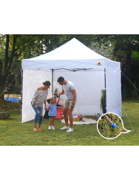 Estacas de Carpa ABCCANOPY 20,32 cm Paquete de 10 Azul Estacas de Carpa ABCCANOPY 20,32 cm Paquete de 10 Azul