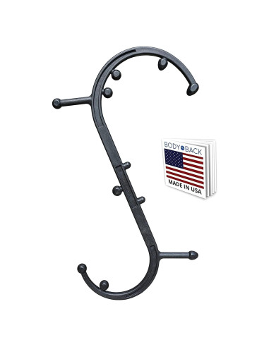 Cane de Masaje Manual Body Back Buddy Clásico Negro - Alivio Dolor