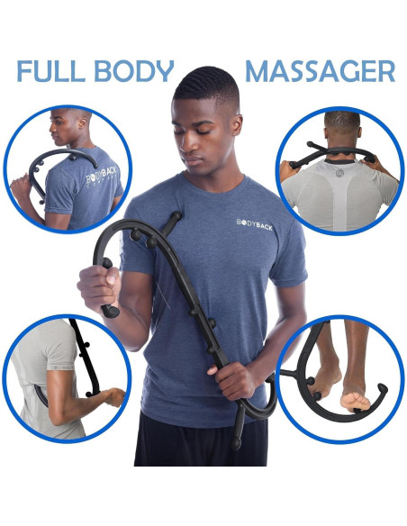 Cane de Masaje Manual Body Back Buddy Clásico Negro - Alivio Dolor Cane de Masaje Manual Body Back Buddy Clásico Negro - Alivio Dolor