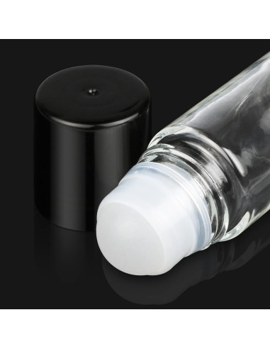 Paquete de 5 Botellas de Vidrio Roll On 50ml Remzndy