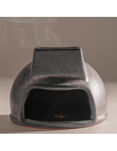 Soporte de Palo Santo SAANG & JAT de Terracota - Mini Chimenea
