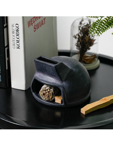 Soporte de Palo Santo SAANG & JAT de Terracota - Mini Chimenea