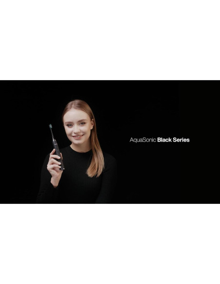Cepillo de dientes eléctrico Aquasonic Black Series - 40,000 VPM Cepillo de dientes eléctrico Aquasonic Black Series - 40,000 VPM