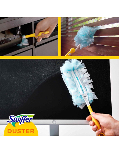 Kit Plumero Swiffer con Mango y Repuesto - 1 Unidad Kit Plumero Swiffer con Mango y Repuesto - 1 Unidad