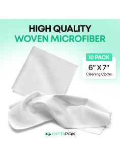 Paño de limpieza de microfibra OPTIPAK - Verde (Paquete de 10) 2
