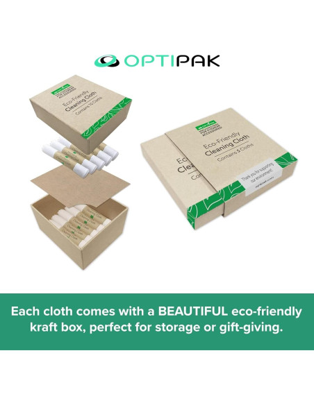 Paño de limpieza de microfibra OPTIPAK - Verde (Paquete de 10) Paño de limpieza de microfibra OPTIPAK - Verde (Paquete de 10)