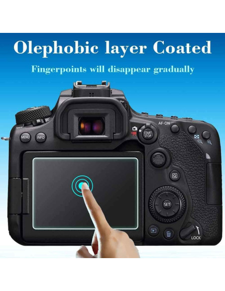 Protector de Pantalla LCD ULBTER para Canon EOS 70D 80D 90D Protector de Pantalla LCD ULBTER para Canon EOS 70D 80D 90D