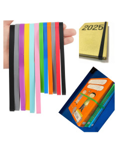 Bandas de Goma de Silicona 12 Pcs Mixto Damyda 6.3 y 8 Pulgadas