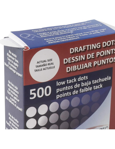 Puntos de Dibujo Profesional Pacific Arc 500 Unidades Blanco