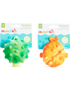 Juguete de Baño Munchkin Pop Squish Tortuga y Pez Globo 2
