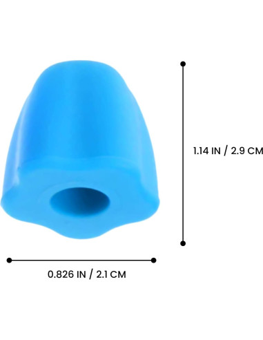 Paquete de 6 tapas de pasta de dientes KOLIBROX - Silicona