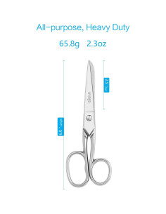 Tijeras de tela LIVINGO 15.24 cm acero forjado profesionales 2