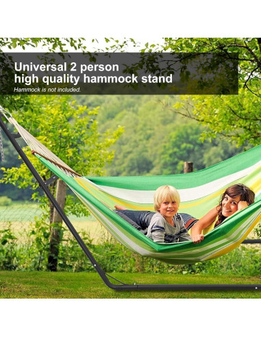 Soporte de Hamaca Towallmark Acero 330x101x130cm 550kg