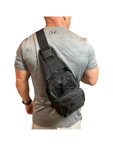 Bolsa Táctica de Bandolera GunZee Compacta 11L para Hombres Bolsa Táctica de Bandolera GunZee Compacta 11L para Hombres