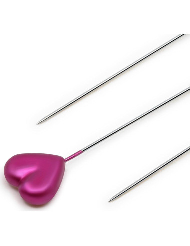 Alfileres Perlados Dritz Corazón 5.4 cm Multicolor 35 Pzas