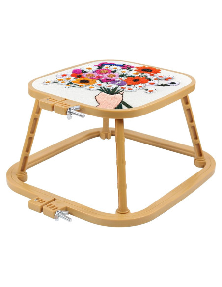 Soporte de Bordado Doble MITUKIYOUNG 27.4x23.4cm Caqui Soporte de Bordado Doble MITUKIYOUNG 27.4x23.4cm Caqui