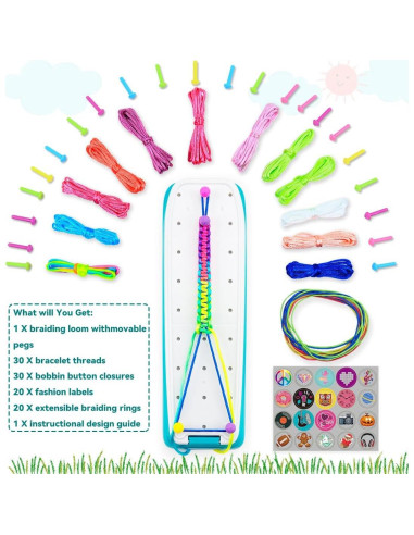 Kit de Pulseras de Amistad VERTOY para Niñas - Manualidades Creativas