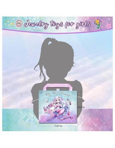 Kit de Fabricación de Pulseras BDBKYWY - Unicornio y Sirena