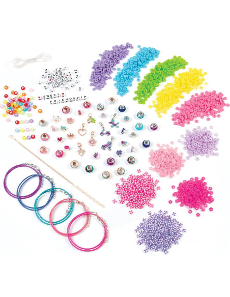 Kit de Joyería Hazlo Real Deluxe - 2183 Piezas DIY para Pulseras Kit de Joyería Hazlo Real Deluxe - 2183 Piezas DIY para Pulseras