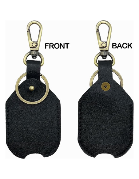 Funda de Llave de Cuero Genuino para Ford - Soporte y Llavero Funda de Llave de Cuero Genuino para Ford - Soporte y Llavero
