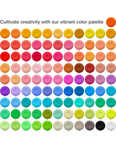 Arcilla Secada al Aire FlyFlag - 100 Colores para Modelar