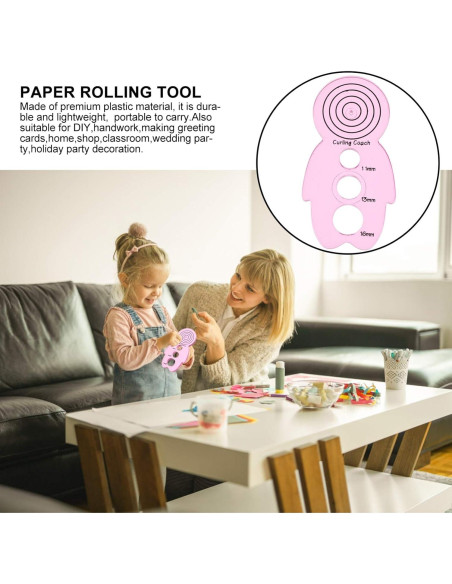 Herramienta de Enrollado de Papel Quilling EXCEART 5 Pcs Rosa Herramienta de Enrollado de Papel Quilling EXCEART 5 Pcs Rosa