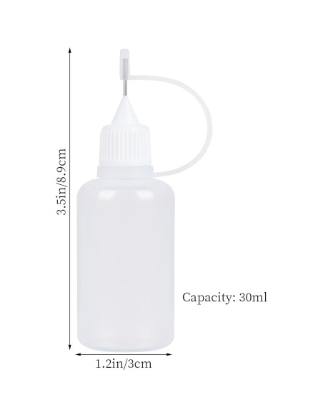 20 Botellas de Pegamento Punta de Aguja Bantoye 30 ml 20 Botellas de Pegamento Punta de Aguja Bantoye 30 ml