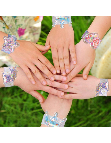 Pulseras de Golpe Little World - Unicornio Brillante 8pcs Pulseras de Golpe Little World - Unicornio Brillante 8pcs