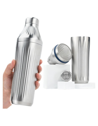 Coctelera Híbrida Elevated Craft 28 oz Acero Inoxidable Aislada