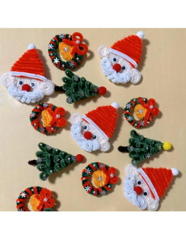 Juego de Limpiapipas de Navidad 150 Pcs Tppyony 30 cm