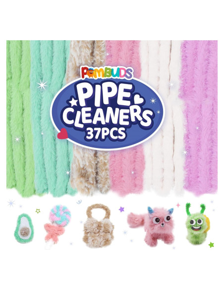 Kit de Manualidades 12 Limpiapipas Jumbo Chenille QY 1m Kit de Manualidades 12 Limpiapipas Jumbo Chenille QY 1m