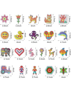 Kit de Manualidades BANCHELLE 21 Tableros de Perlas 5 mm 2